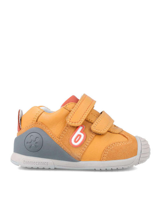Kids Sneakers High Anatomic with Scratch Yellow