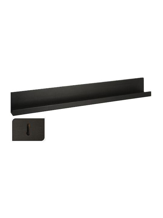 Regal Wand Schwarz 58x6x6.8cm