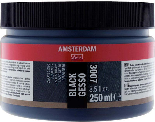 Royal Talens Gesso Grundierung Schwarz 250ml