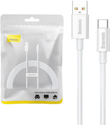 Baseus Superior USB 2.0 Cable USB-C Male - USB-A 100W PD White 2m P10320102214-03