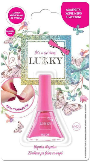 Lukky Cosmetics Toys Confetti Series Pink Plain Детски лак за нокти Светло розово