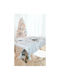 Saint Clair Weihnachtlich Tischtuch Stoff Silber L220xB145cm.