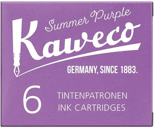 Kaweco 6 Пълнители За Химикалки За Маркерна Дъска Лилави 1ml