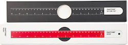 Pantone Lifestyle Metallic Ruler Red