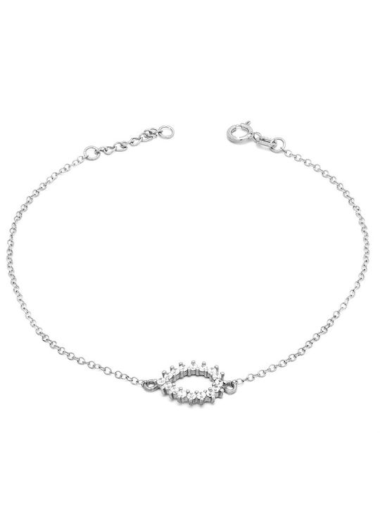 Tasoulis Jewellery Collection Feminin Brățară din Argintiu