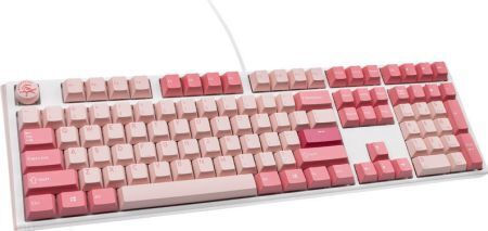 Ducky One 3 Gossamer Gaming Μηχανικό Πληκτρολόγιο με Cherry MX Black διακόπτες (Αγγλικό US) Ροζ