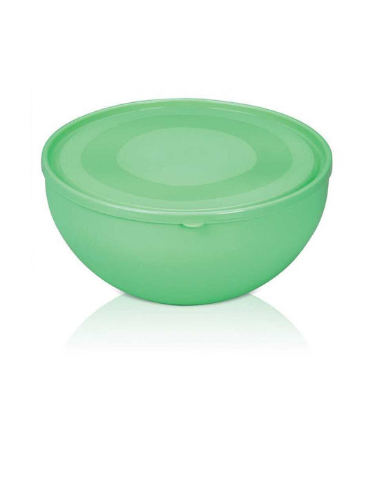 Viosarp Plastic Salad Bowl Green 10x10x6cm