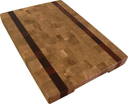 Rectangular Wooden Chopping Board Brown 50x40cm