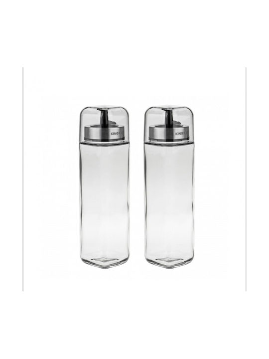 KING Hoff Σετ Λαδόξιδο Γυάλινο με Ροή 270ml