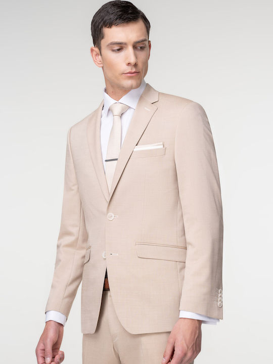 Men's Winter Suit Beige