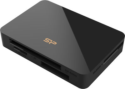 Silicon Power Card Reader USB 3.2 για SD/microSD/CompactFlash