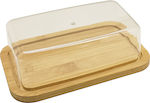 Butter Dish Wooden Beige