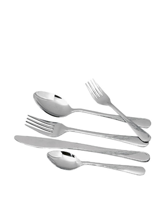 Metallic Fruit/Dessert Fork Silver