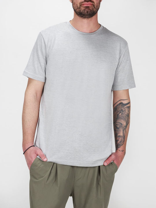 Vittorio Artist Men's Short Sleeve T-shirt Gray