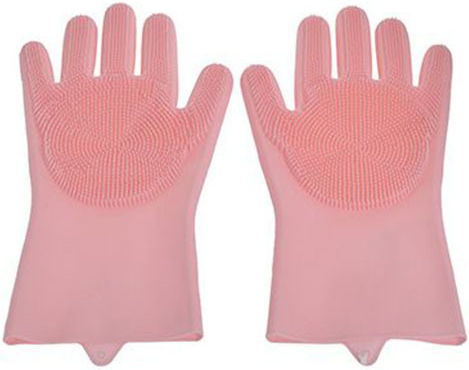 Click Silicone Oven Mitt Pink 2pcs
