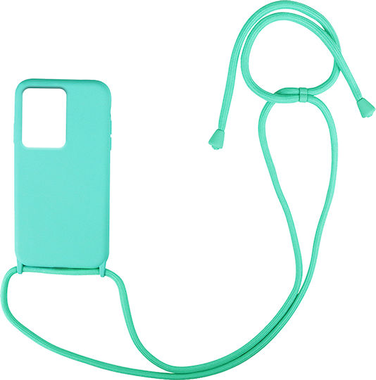 Sonique CarryHang Umschlag Rückseite Silikon 0.5mm mit Band Hellblau (Xiaomi Redmi Note 12 Pro 5G / Poco X5 Pro 5G)