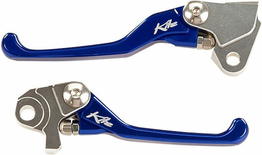 Kite Set of Motorcycle Brake/Clutch Levers for Kawasaki KX Blue 34.103.0.BL