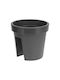 Plastiken Flower Pot Hanging in Gray Color S7904487