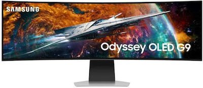 Samsung Odyssey OLED G9 G95SC Ultrawide OLED HDR Curbat Monitor 49" 5120x1440 240Hz cu Timp de Răspuns 0.03ms GTG