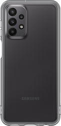Samsung Soft Clear Back Cover Black (Galaxy A23)