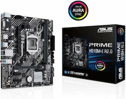 Asus Prime H510M-E R2.0 Motherboard Micro ATX με Intel 1200 Socket