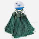 Decorative Tassel for DIY Crafts Green 100pcs
