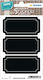 Herma Decorative Sticker for DIY Crafts Black 6pcs