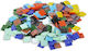 Glass Mosaic Fliesen 10x10x4mm 250g Bunte Farbtöne