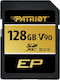 Patriot EP Series SDXC 128GB Clasa 10 U3 V90 UHS-II
