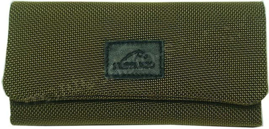Mestango Lederne Tabaktasche in Grün mit Verschluss