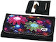 FLOWERS ROXY Lederne Tabaktasche in mit Verschluss 16x8.5cm