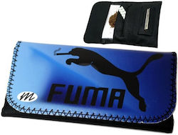 Monte ROXY Lederne Tabaktasche in Blau mit Vers...