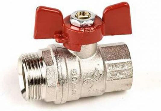 Bugatti ValvoSanitaria Wasserhahn / Schalter Gerade 1" Männlich/weiblich