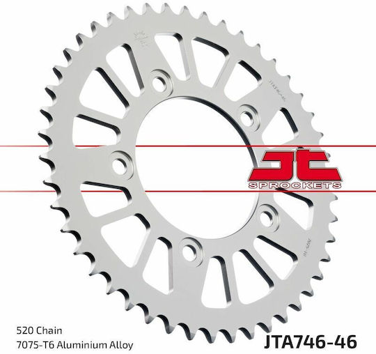 JT Sprockets Заден зъбен колело за Ducati Чудовище за Triumph Скрамблер