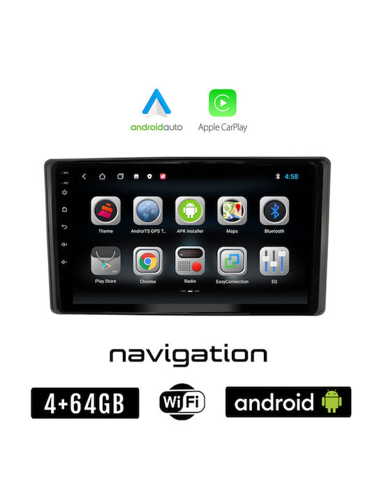 Booma Auto-Audiosystem für Toyota Anheben 2020+ (Bluetooth/USB/WiFi/GPS/Apple-Carplay/Android-Auto) mit Touchscreen 9"