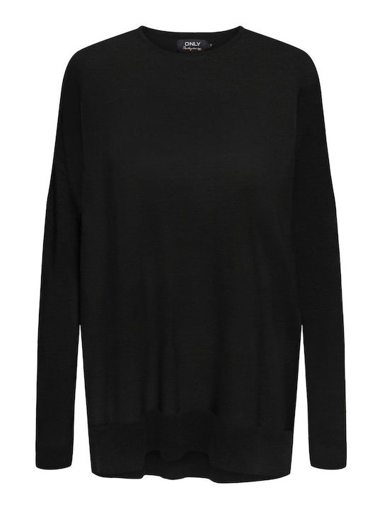 Only Women's Long Sleeve Sweater Black