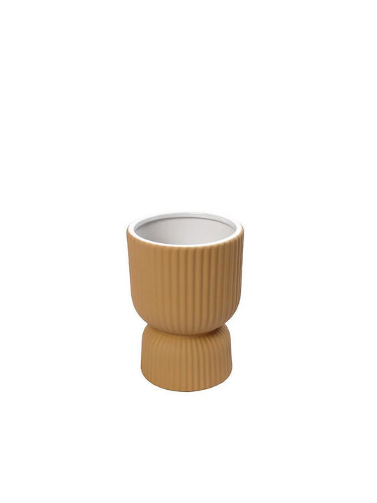 Espiel Βază decorativă Ceramică Portocaliu 11.5x11.5x16cm 1buc