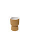 Espiel Decorative Vase Orange 11.5x11.5x16cm