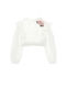 Kinderbluse Langarm Ecru