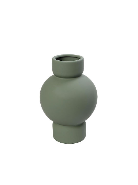 Espiel Декоративна ваза Керамика Зелен 17.5x17.5x25.5см 1бр