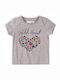 Kinder-T-Shirt Gray