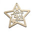 Woodseason Wooden Stars 1pcs