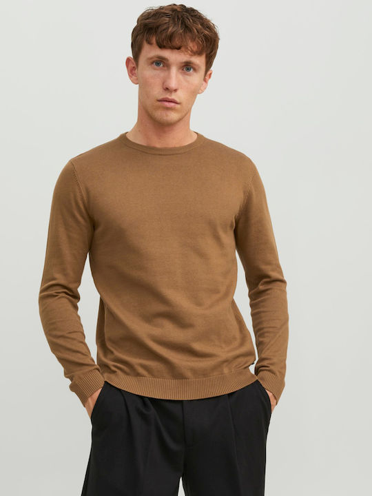 Jack & Jones Πουλόβερ Μακρυμάνικο Otter Brown