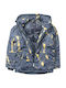 Adventure Kids Casual Short Hooded Grey Jacket