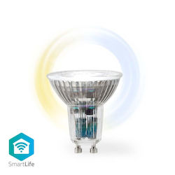Nedis Smart LED 4.9W GU10 Ρυθμιζόμενο Λευκό