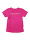 Softworld Logo T-shirt Φούξια