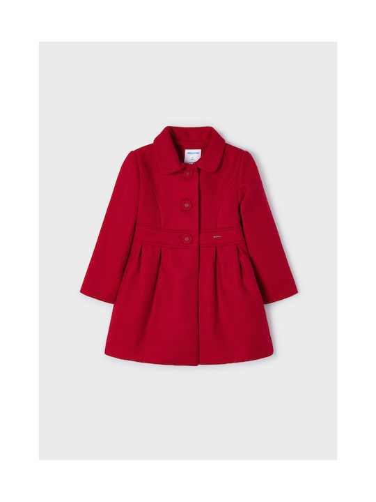Mayoral Girls Coat Red