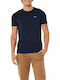 Hollister T-shirt Bărbătesc cu Mânecă Scurtă Albastru