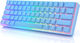HK Gaming GK61 Gaming Mechanical Keyboard 60% w...