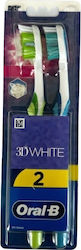 Oral-B 3D White Zahnbürste Mittel Green/Blue 2S...